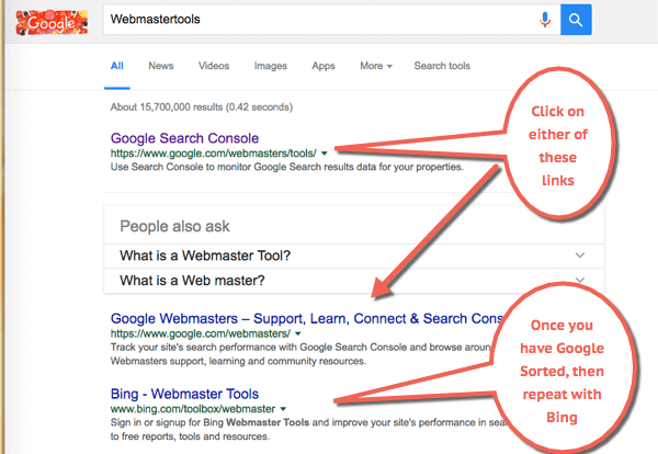 Finding Google Webmaster Tools - How To Get Indexed by Google