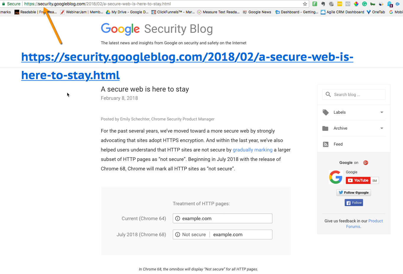 Google feb SSL update A secure web is here to stay