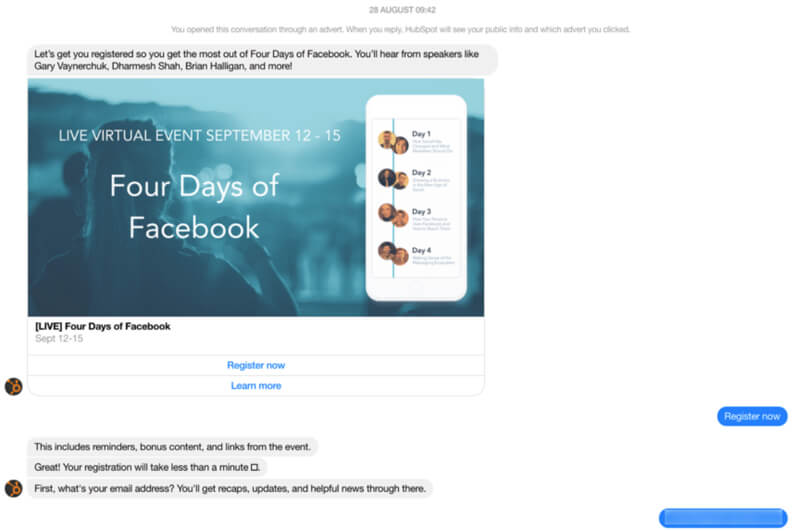 _Hubspot are leveraging Facebook Messanger chatbot platforms