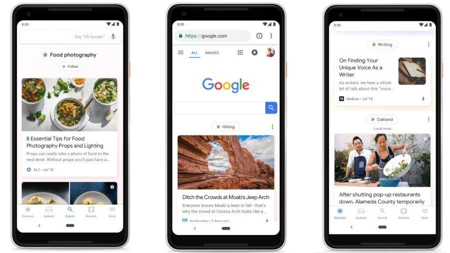 The Google Discover Feed